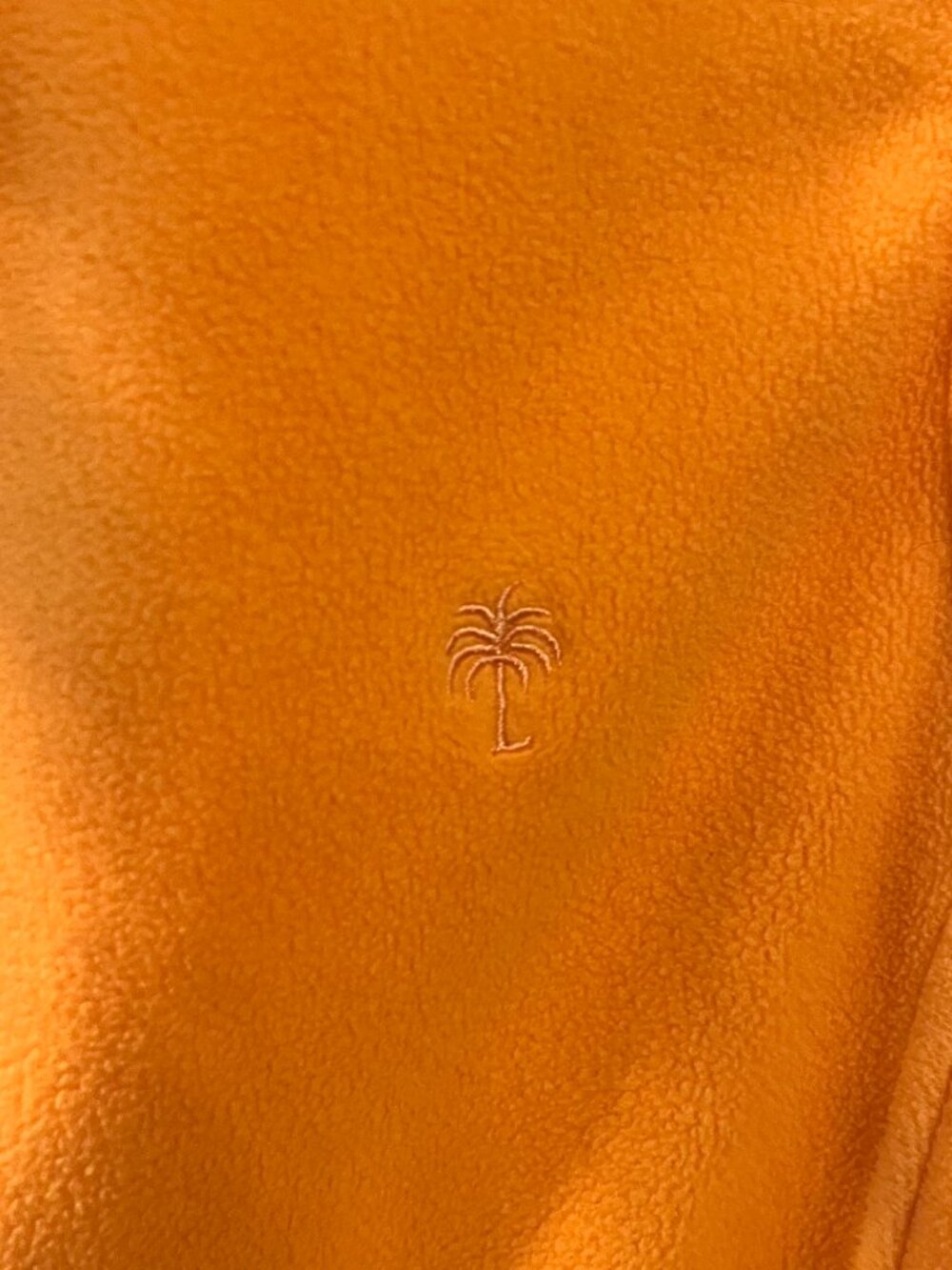 Lilly Pulitzer Full Zip Fleece Vest Neon Orange Size M - Picture 6 of 6